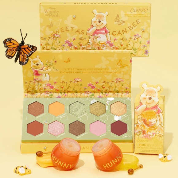 Colourpop Makeup Sweet As Hunny Eye Lip Set Hunny Pot Lip Care Kit